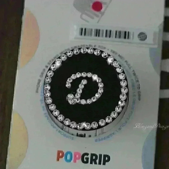 Bling PopSocket Black made with Swarovski Crystals Popsocket Grip iPhone… - Picture 1 of 7